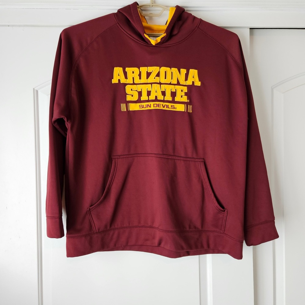 Champion Arizona State Hoodie‎ Sweatshirt Mens 2XL Maroon Sun Devils Collegiate